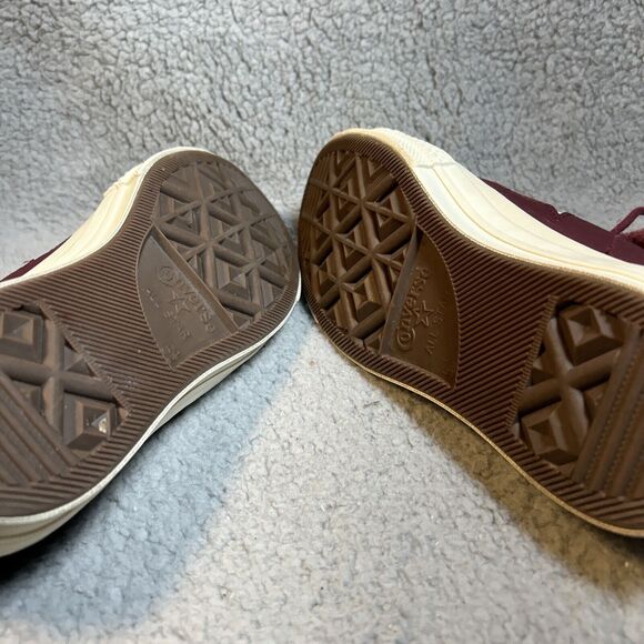 CONVERSE Unisex 1 Star Oxford Leather Fur Lined Sneakers, US W 7.5 M 5.5 - Picture 9 of 11